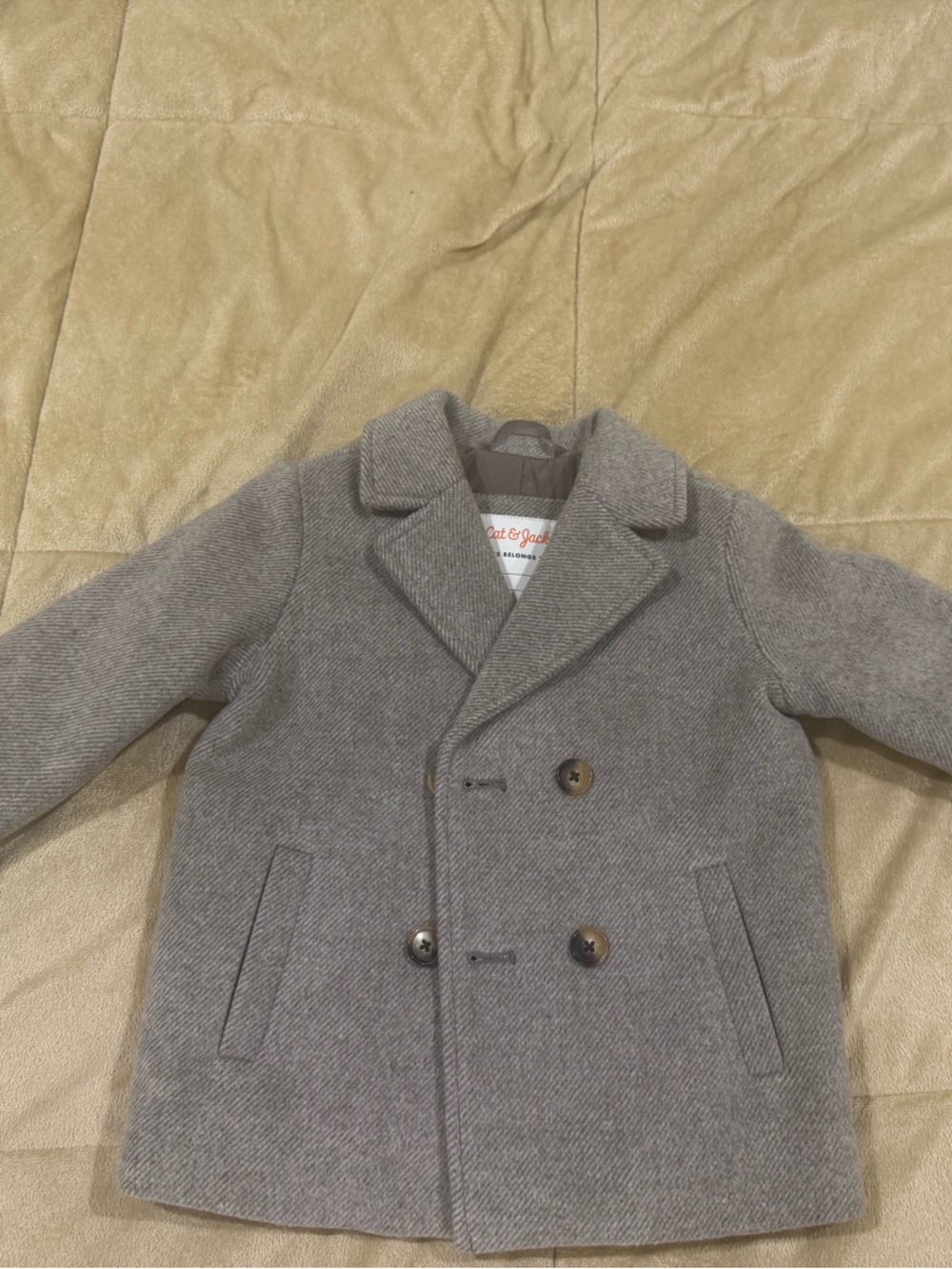 Cat & Jack Light Gray Toddler Coat